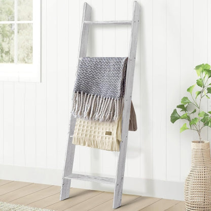 Sturdy Wooden Blanket Stand for Home Decor - Pexav