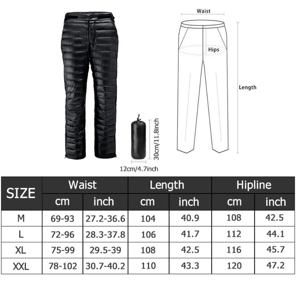 Warm Waterproof Snow Pants - Insulated Winter Trousers