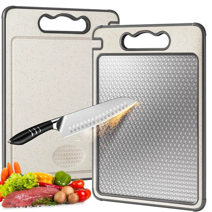 Durable Non Slip Metal Kitchen Cutting Board - Pexav
