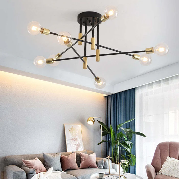 Sleek Contemporary Overhead Lamp - Pexav