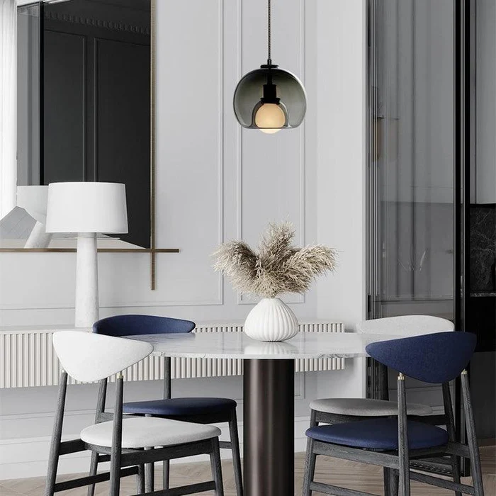 Elegant Hanging Glass Lamp - Pexav