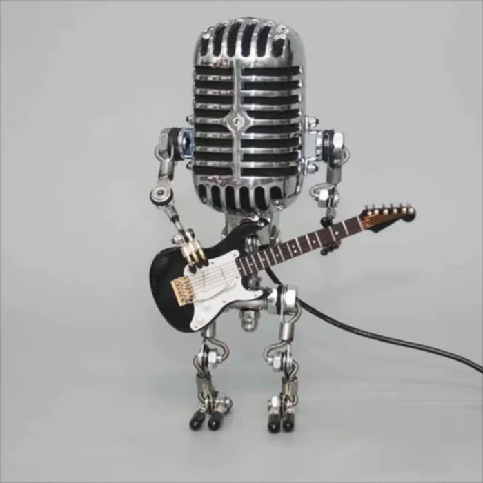 Robot Lamp with Guitar