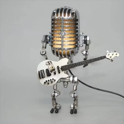 Robot Lamp with Guitar