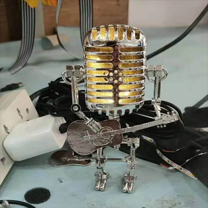 Robot Lamp with Guitar