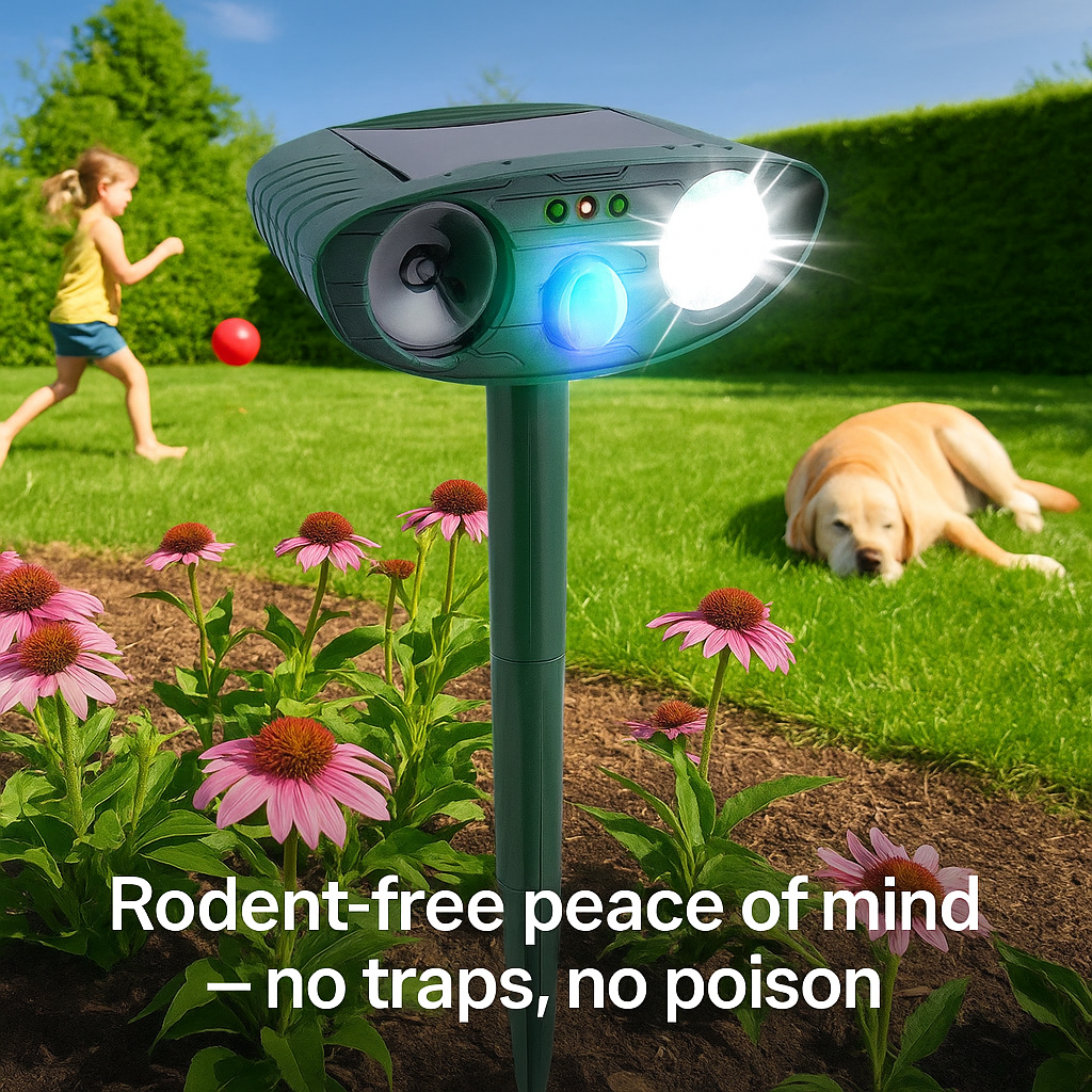 Solar Powered Outdoor Pest Repeller
