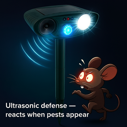 Solar Powered Outdoor Pest Repeller