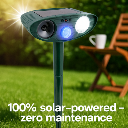 Solar Powered Outdoor Pest Repeller