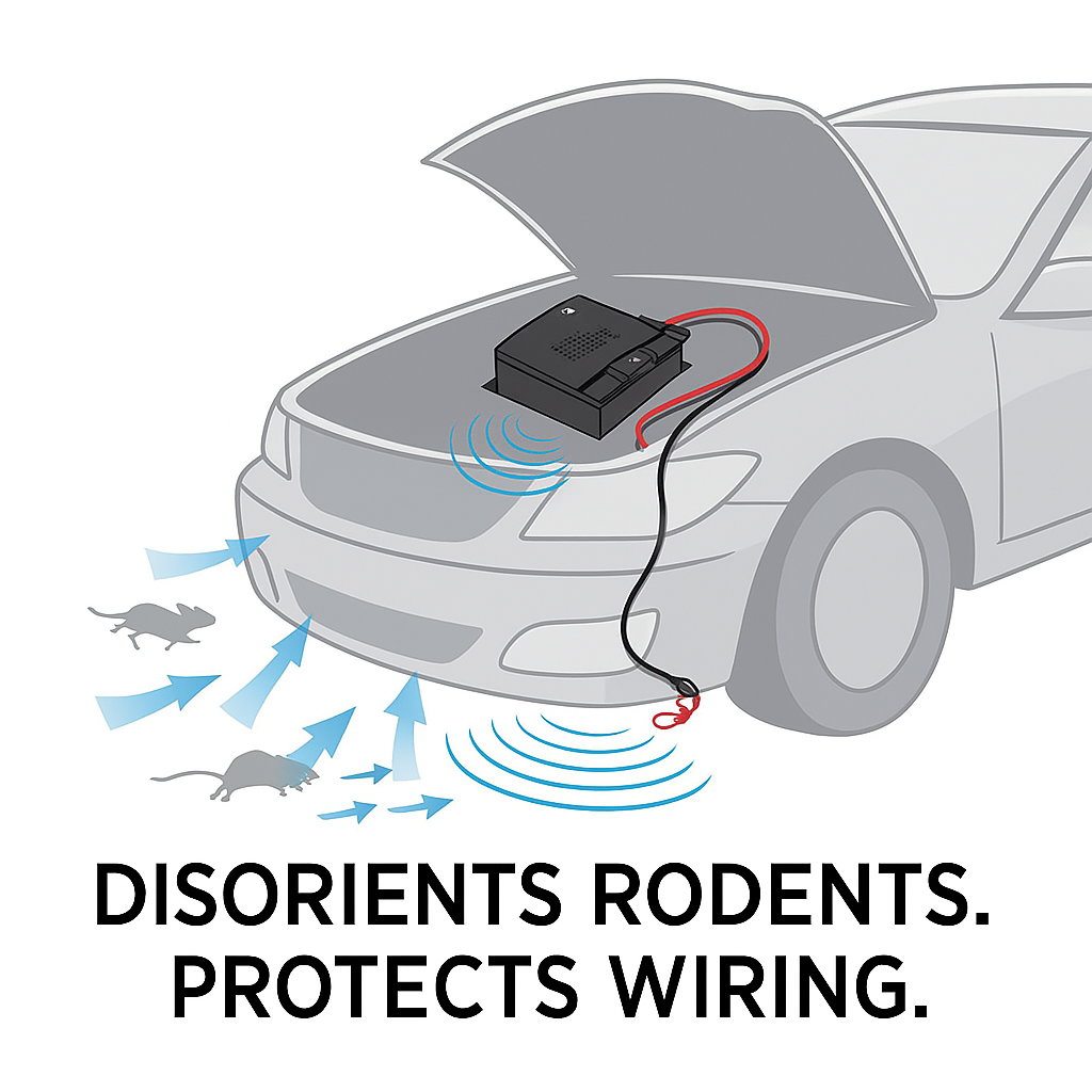 Car Rodent Repellent Device | Compact Auto Pest Control