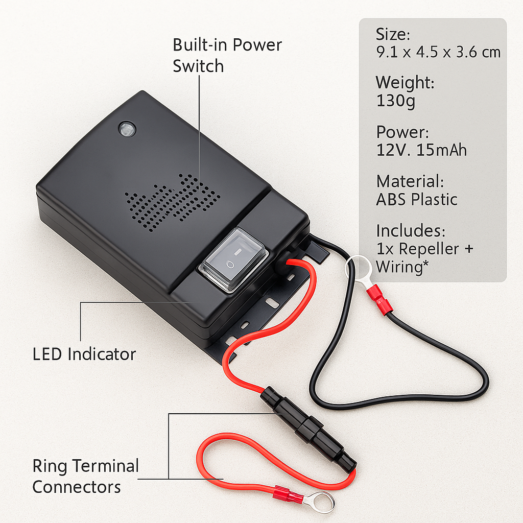 Car Rodent Repellent Device | Compact Auto Pest Control
