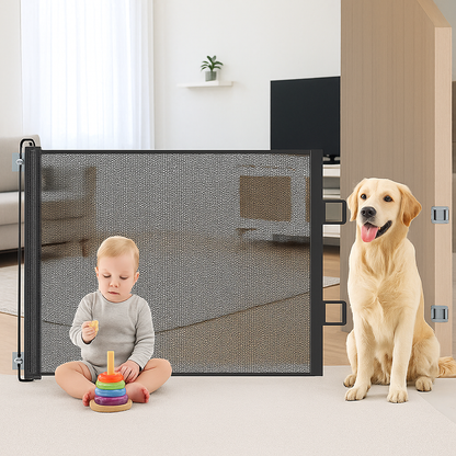 Easy Install Baby Pet Gate for Doors and Stairs
