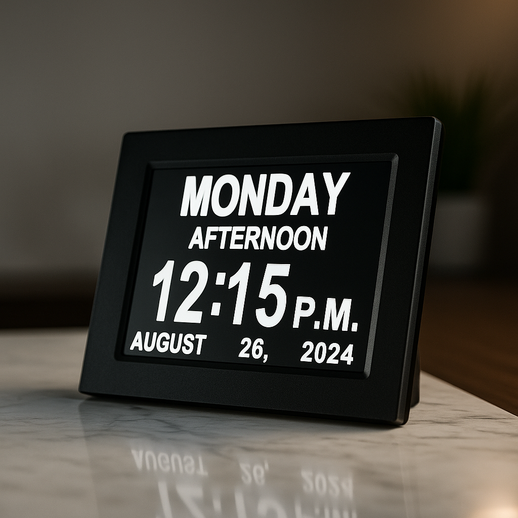 Clear LCD Alarm Clock for Home and Office Use - Pexav