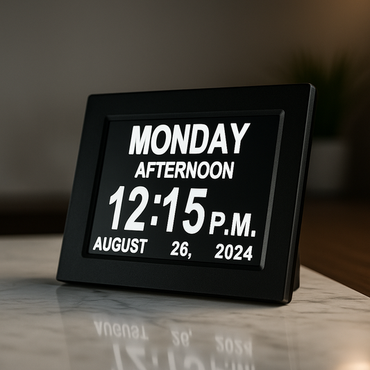 Clear LCD Alarm Clock for Home and Office Use - Pexav