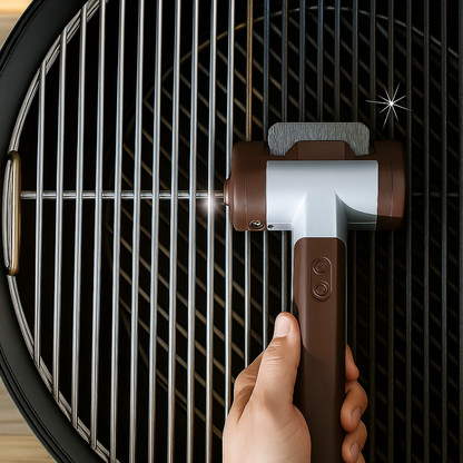 Easy Grill Brush Cleaner, LED Light & Fast Rotation