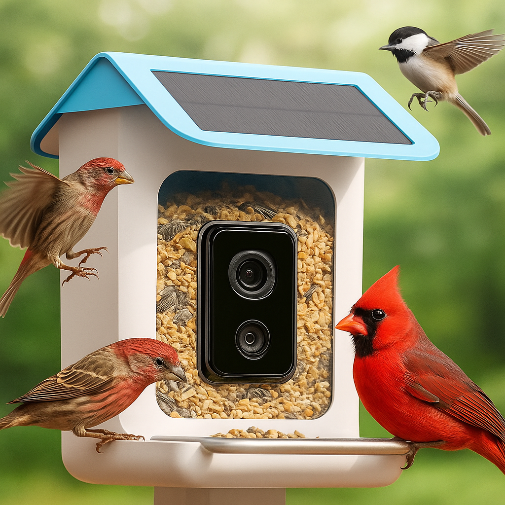 Wireless Bird Feeder Camera with HD Video and Motion Sensor - Pexav