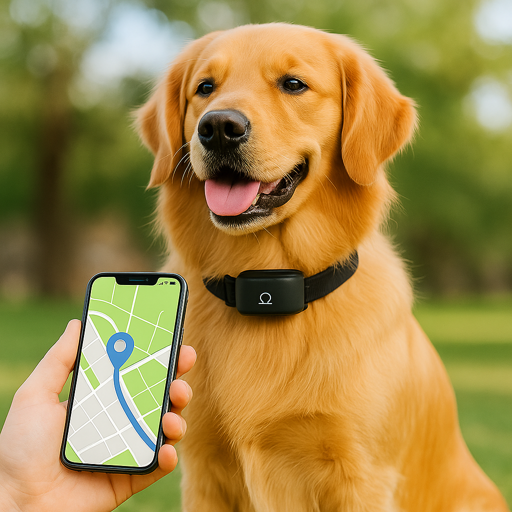 GPS Pet Tracker Collar with Real Time Location Alerts - Pexav