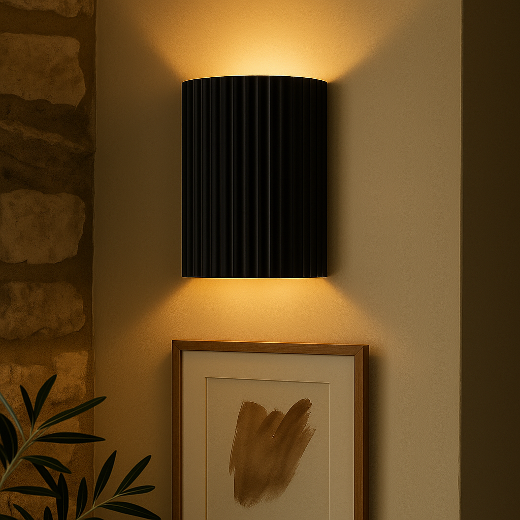 Slim LED Wall Lamp – Contemporary Light with Adjustable Glow - Pexav