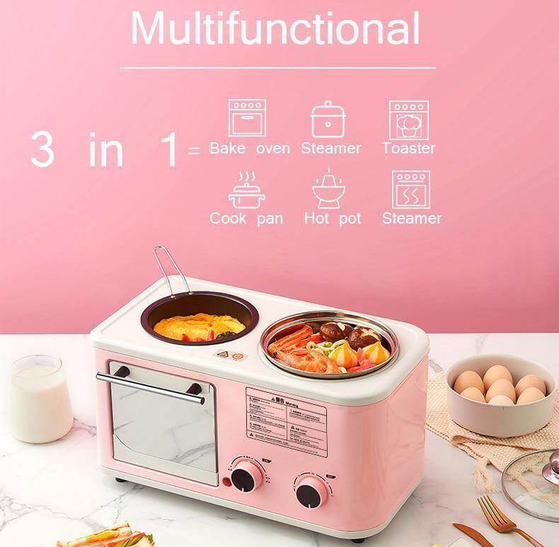 Compact 3-in-1 Kitchen Appliance - Pexav
