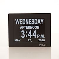 Clear LCD Alarm Clock for Home and Office Use