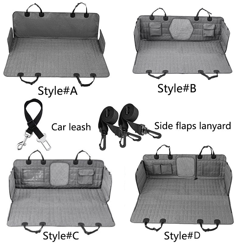 Durable Pet Car Seat Protector with Breathable Mesh