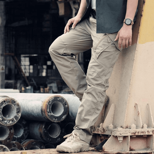 Rugged Outdoor Cargo Pants Waterproof Hiking Trousers - Pexav