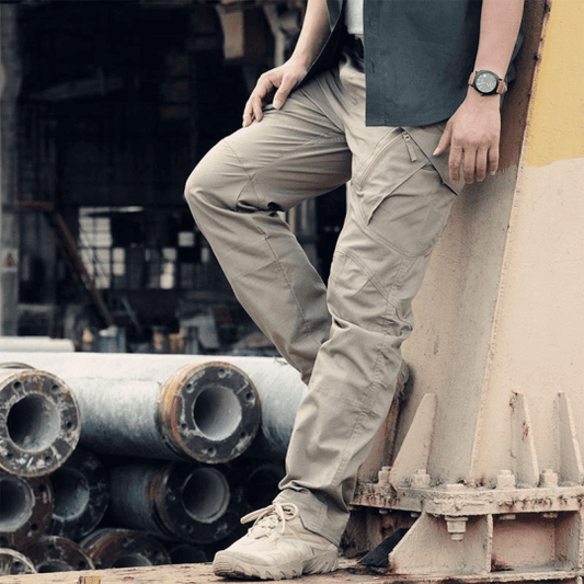 Rugged Outdoor Cargo Pants Waterproof Hiking Trousers - Pexav