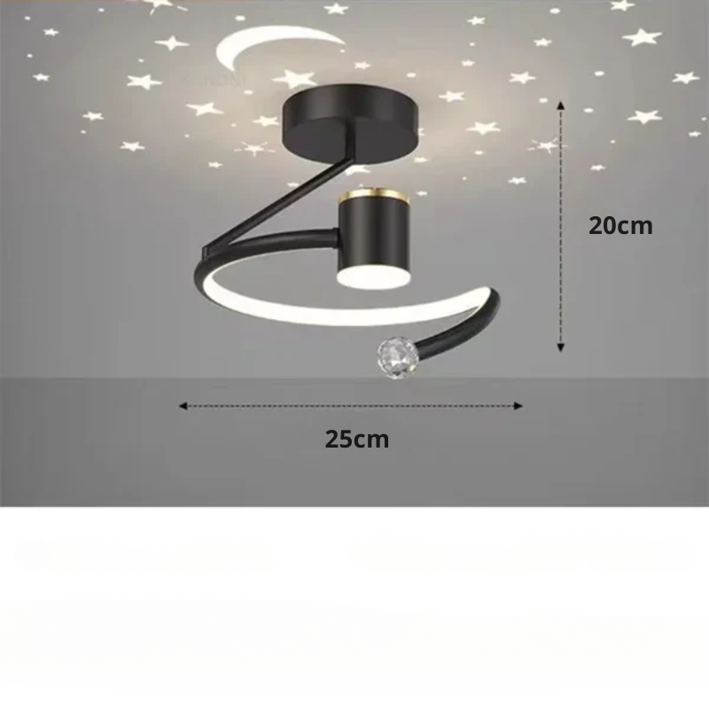 Ambient Glow LED Star Ceiling Lamp Fixtures