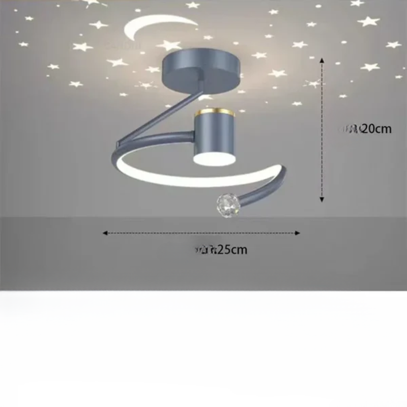Ambient Glow LED Star Ceiling Lamp Fixtures