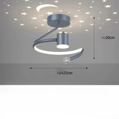 Ambient Glow LED Star Ceiling Lamp Fixtures