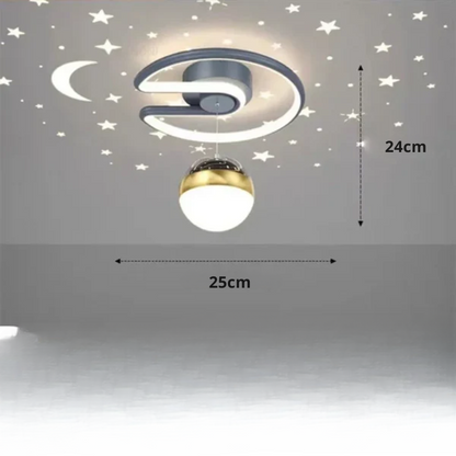 Ambient Glow LED Star Ceiling Lamp Fixtures