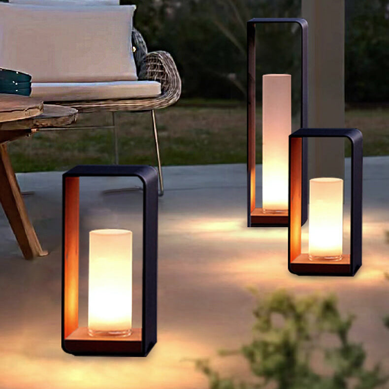 Bright Solar Powered Garden Path Light Fixture