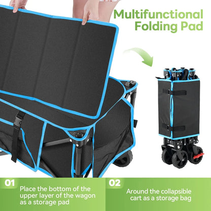 Sturdy Collapsible Outdoor Utility Wagon