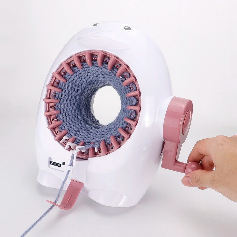 Automatic Knitting Machine Set with Stitch Counter - Pexav
