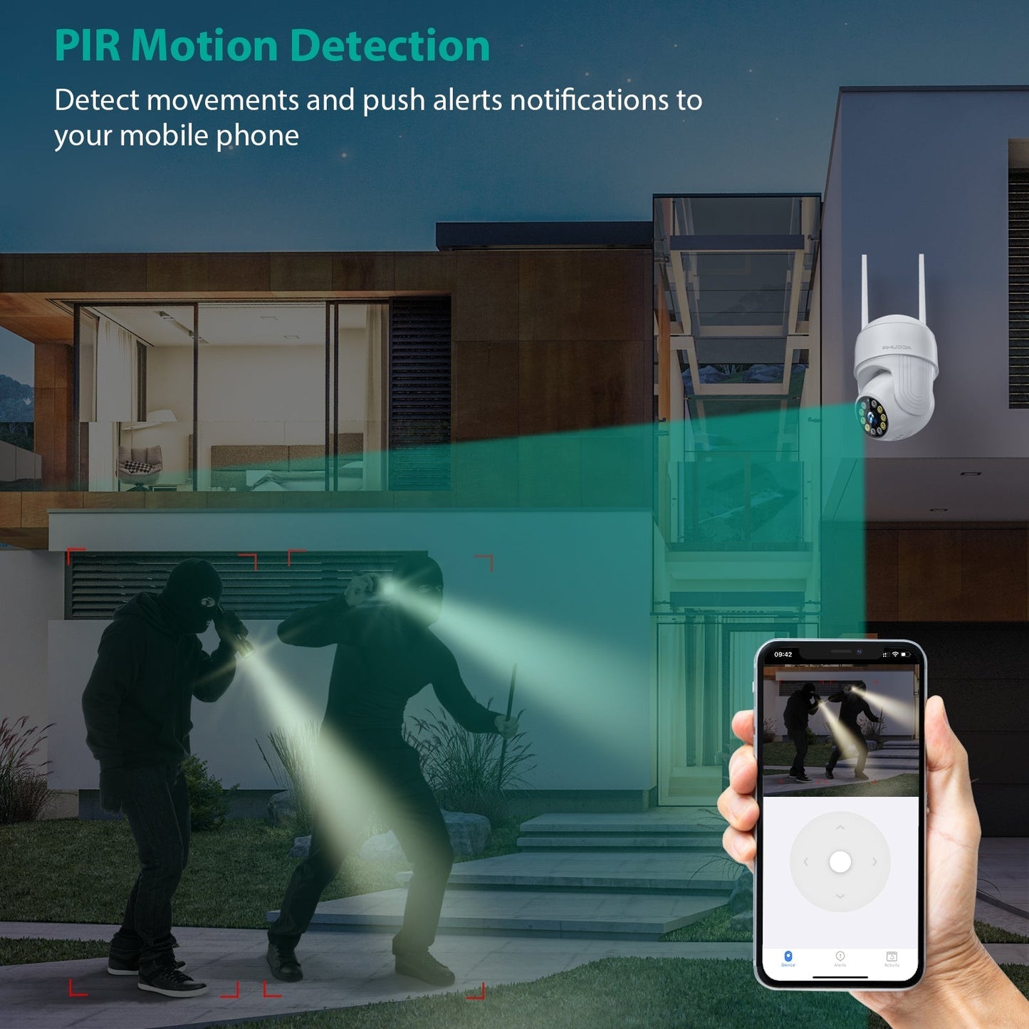 Wireless Outdoor WiFi IP Security Camera HD Night Vision