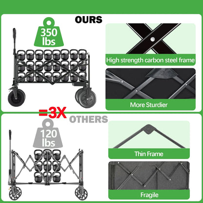 Collapsible Lightweight Garden Wagon