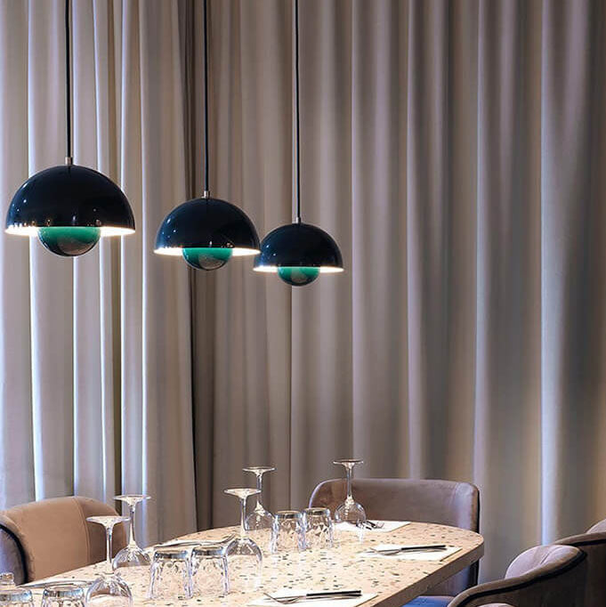 Simple Round Hanging Lamp