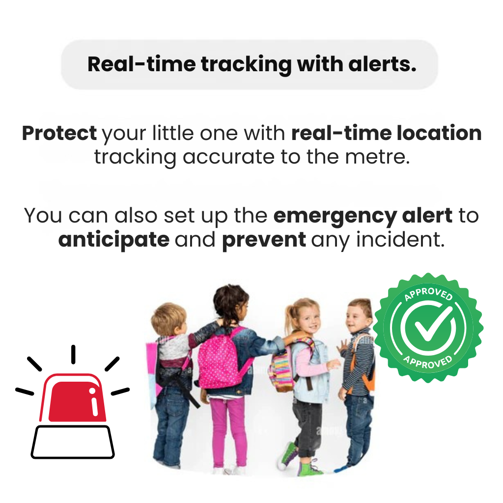 Child GPS Tracker Device Live Location Updates