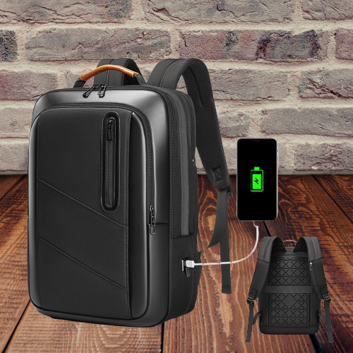 Waterproof Laptop Backpack with USB Charger Pocket - Pexav