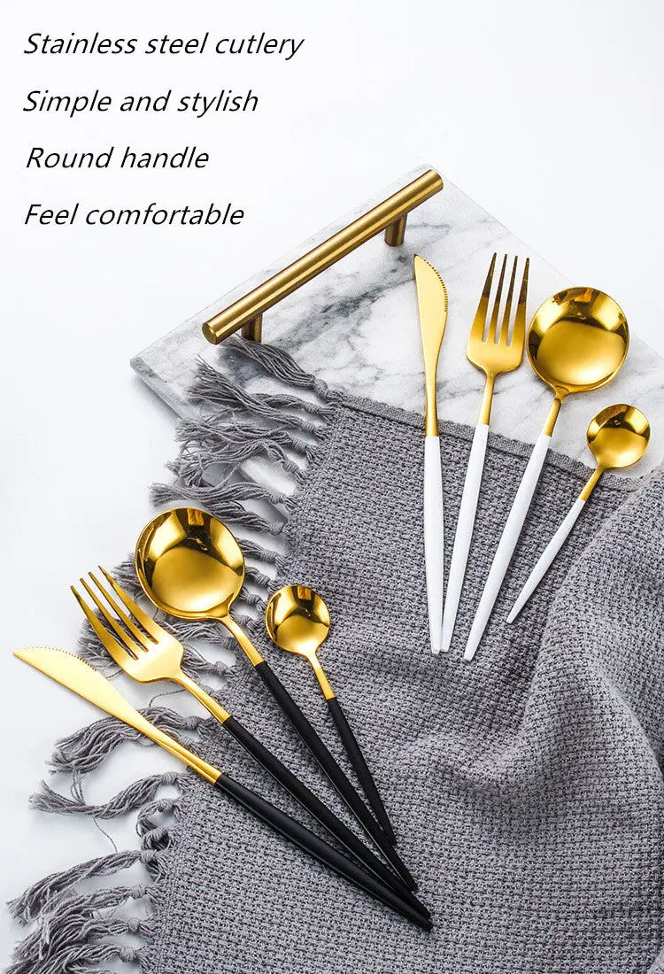 Silverware 24 Piece Stainless Steel Utensil Set