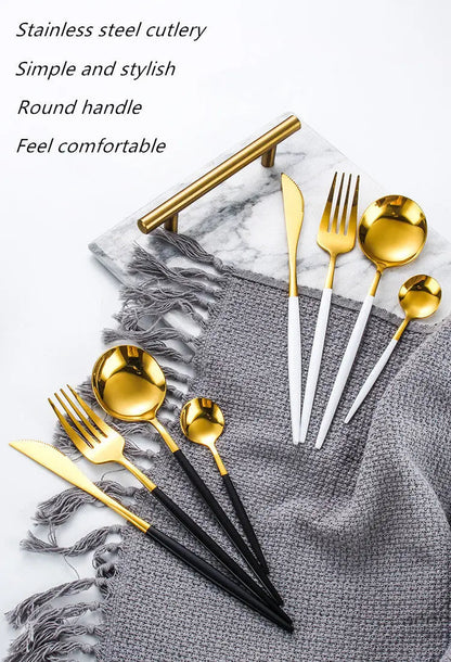 Silverware 24 Piece Stainless Steel Utensil Set