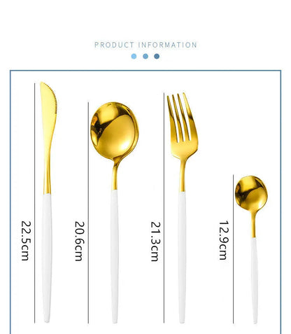 Silverware 24 Piece Stainless Steel Utensil Set