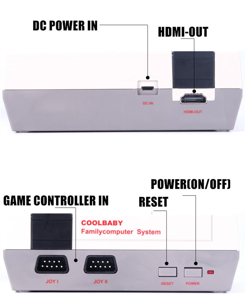 Classic Retro Game Console 620 Games