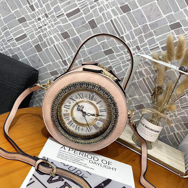 Unique Design Retro Clock Purse Bag - Pexav