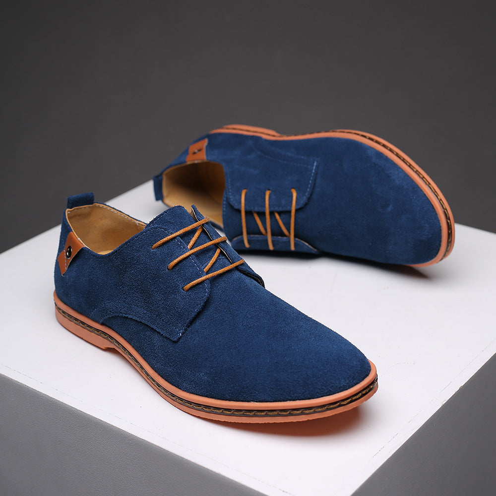 Luxury Suede Mens Formal Oxford Shoes - Pexav