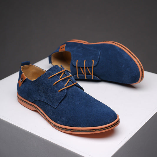 Luxury Suede Mens Formal Oxford Shoes - Pexav