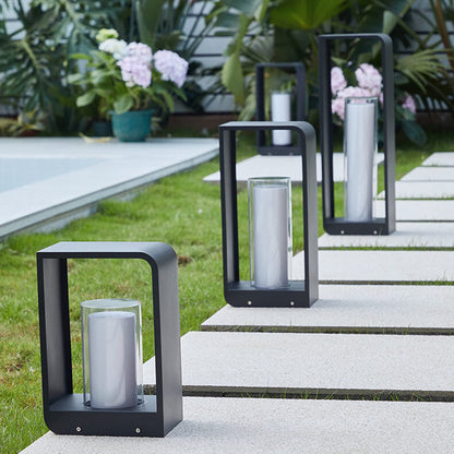Bright Solar Powered Garden Path Light Fixture