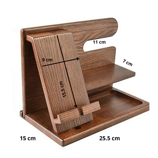 Space Saving Phone Charging Desk Organizer Station