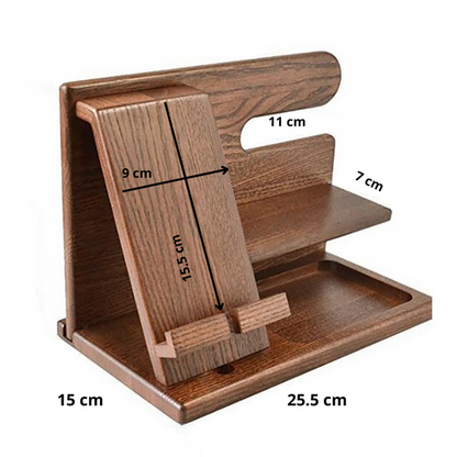 Space Saving Phone Charging Desk Organizer Station