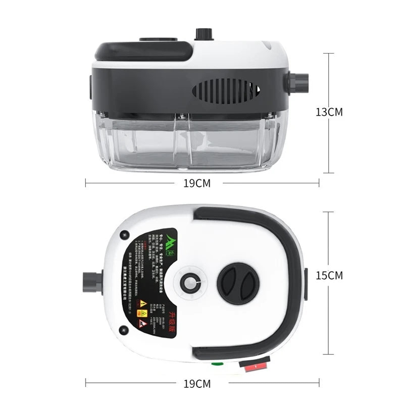 2500W Portable Handheld Steam Cleaner High Temperature Pressurised - Powerful Deep Cleaning for Kitchen, Car & Home