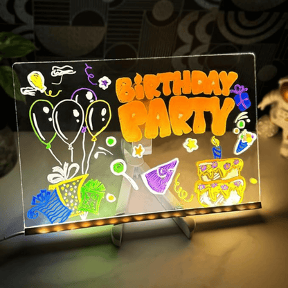 Colorful Kids LED Sign Board - Pexav