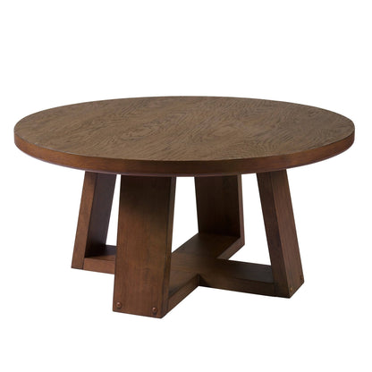 Solid Oak Low Coffee Table